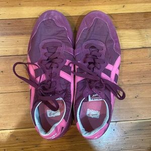 Lightly worn sneakers